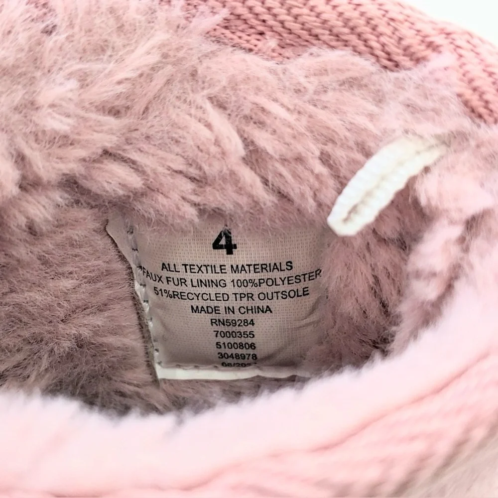 Infant Girls Faux-Suede Faux-Fur Lined Boots